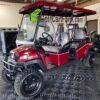 2024 Bintelli - Beyond in Burgundy Lifted Limo 6PR Golf Cart w/ NEW 105ah Lithium Battery