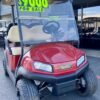 2020 CLUB CAR - TEMPO IN MAROON 4PR GOLF CART W/ NEW LITHIUM BATTERY & CUSTOM WHEELS - Image 2