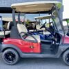 2020 CLUB CAR - TEMPO IN MAROON 4PR GOLF CART W/ NEW LITHIUM BATTERY & CUSTOM WHEELS - Image 3
