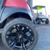 2020 CLUB CAR - TEMPO IN MAROON 4PR GOLF CART W/ NEW LITHIUM BATTERY & CUSTOM WHEELS - Image 6